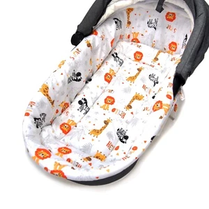 Baby Carrycot Soft Cotton Insert with Soft Mattress for Gondola in Safari - Picture 1 of 41
