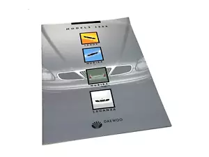 2000 Daewoo Lanos Nubira Sedan Nubira Wagon Leganza Full Line Brochure - Picture 1 of 1