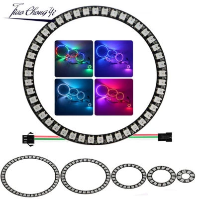 DC 5V WS2812B WS2812 Led Digital Panel Screen 5050 RGB Ring Addressable Pixels - Image 1 of 4