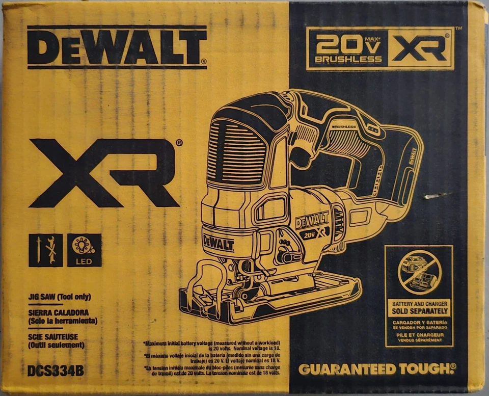 NOVO quebra-cabeça sem fio DeWALT DCS334 20V Max XR (ferramenta nua) - FRETE GRÁTIS - Imagem 1 de 1