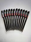 12pcs 0.5mm Erasable pen black gel ink pens set School students stationary set