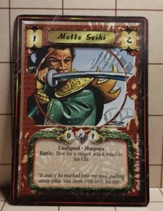 L5R CCG PRE IMPERIAL Motto Seiki NM/Unplayed RARE PROMO AEG Five Rings - Picture 1 of 2