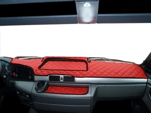 COPRI CRUSCOTTO IN ECOPELLE ELEGANCE ROSSO SPECIFICO MAN TGX - Foto 1 di 3