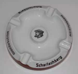 Stammtisch Aschenbecher . Scharlachberg Meisterbrand . Biergarten Raucherkneipe - Bild 1 von 3