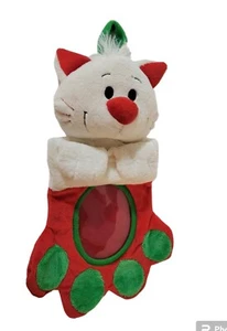 Vintage American Home Classic Katzenpfote Weihnachten Strumpf Foto Halter - Bild 1 von 7