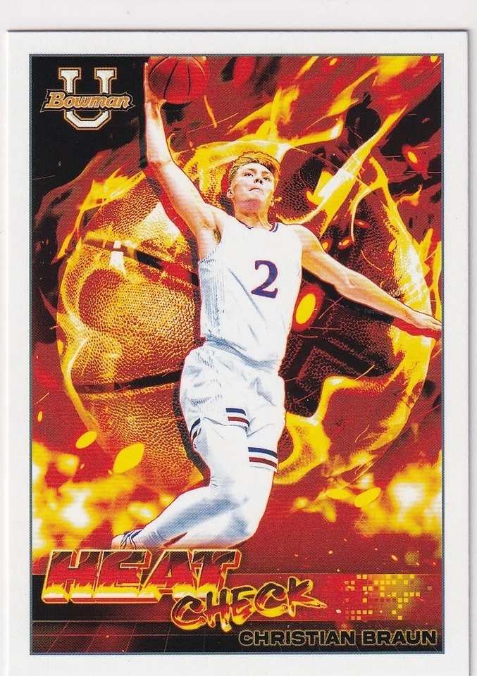 2021-22 Bowman RC Christian Braun Rookie FR1111 - Image 1 of 1