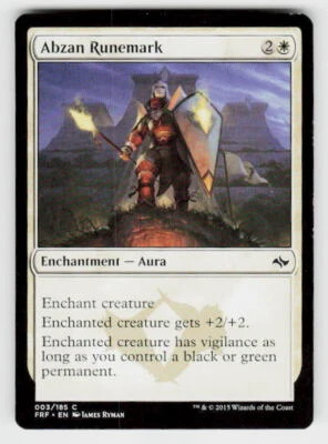 Fate Reforged #3 Abzan Runemark - Image 1 of 2
