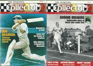 #T50. TWO(2) SPORTING COLLECTORS MAGAZINE - EDITION 1 & 2, BRADMAN, MESSENGER - Bild 1 von 5