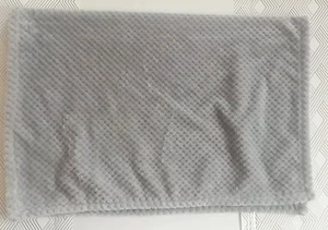 Adirondack Baby Blanket My Cozy Baby 30x40 Gray Squares Unisex Security Lovey - Picture 1 of 8