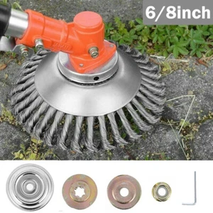 150/200 mm Profi Wildkraut Fugen Unkrautbürste Motorsense Freischneider gezopft - Bild 1 von 14