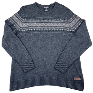 Maglione Sherpa Adventure Gear donna grande grigio lana nordica misto alpaca - Foto 1 di 11