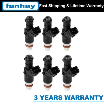 6 piezas inyectores de combustible para Honda City 2010-2013 Civic 2006-2011 nuevo 16450-RNA-A01 Foto 1 de 4