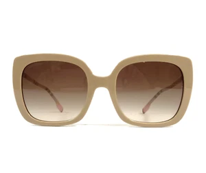 Burberry Sunglasses B4323 4023/13 Beige Oversized Square Frames w/ Brown Lenses - Picture 1 of 11