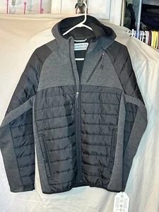 MC08-AVALANCHE MENS BLACK/GRAY JACKET WITH HOOD. SIZE SMALL. NEW - Picture 1 of 7