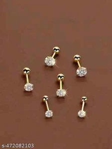 south Indian Gold Plated Bugadi Earring_Combo For Women's/Girls free shipping - Picture 1 of 5