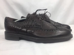 BARRETT DERBY WINGTIP TUMBLED KALBSFELL SCHNÜRSOHLE GUMMISOHLE SCHUHE BRAUN 10 - Bild 1 von 20