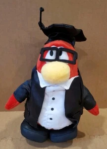 Disney Club Penguin Graduate Plush Penguin, Jakks,Used - Picture 1 of 6