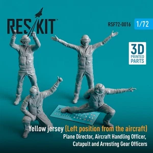 Yellow jersey (Left position from the aircraft)4pcs Scale 1:72 ResKit RSF72-0016 - Picture 1 of 3