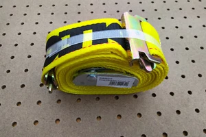 (4 PACK) DOLECO 2" X 12' SERIES E CAM BUCKLE STRAP WLL 833 LB YELLOW - Picture 1 of 4