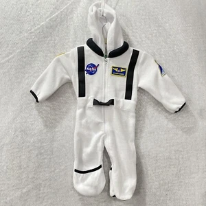 Infant Astronaut Suit Baby Bunting Outfit 3-6 Mo Fleece Space Costume CuddleClub - Picture 1 of 18