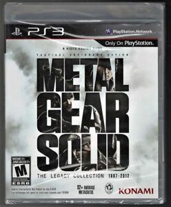 Metal Gear Solid: The Legacy Collection no Artbook PS3 (Brand New Factory Sealed