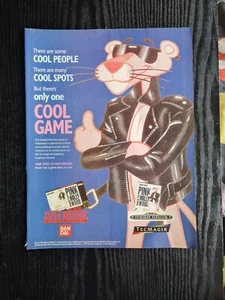 "Pink Goes To Hollywood Megadrive Snes ANUNCIO DE JUEGO PÓSTER DE JUEGO ARTE 9X11.7" - Imagen 1 de 1