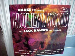 JACK HANSEN - NM VINYL & EX AUDIO & EX COVER - DANCE TO THE MUSIC OF HOLLYWOOD - Picture 1 of 4