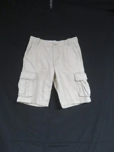 Aeropostale Mens 30 A87 Cargo Shorts w/drawstring Distressed (Actual W32) - Picture 1 of 10