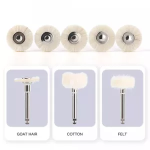 Cepillo de pulido dental RA cabra rueda de pulido de 2,35 mm para herramientas rotativas - Imagen 1 de 33