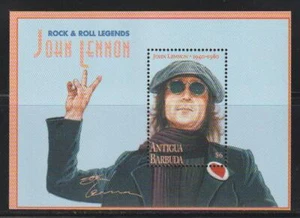 ANTIGUA & BARBUDA 1995 DEATH ANNIVERSARY JOHN LENNON SS MNH - ANT489 - Bild 1 von 1