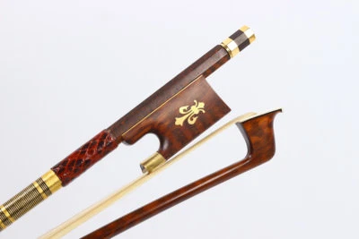 4/4 Violin Bow Snakewood Natural Horse Tail Straight Good balance - Image 1 of 4