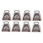 Kids' New Year's Eve Horns - 8 PC Calling Bells with Convenient Handles Included
