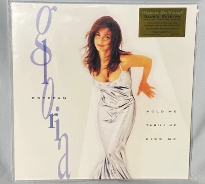 LP GLORIA ESTEFAN Hold Me Thrill Me Kiss Me (WHITE Vinyl, 2023) NEW MINT SEALED - Image 1 of 3