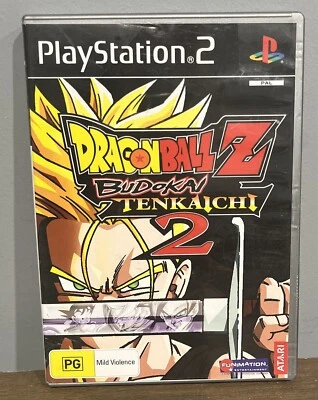 Dragon Ball Z Budokai Tenkaichi 2 Black Label 2006 AU + Manual PlayStation 2 PS2 - Image 1 of 4