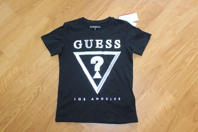 NWT BOYS GUESS SZ 7 SHIRT BLACK - Image 1 of 4