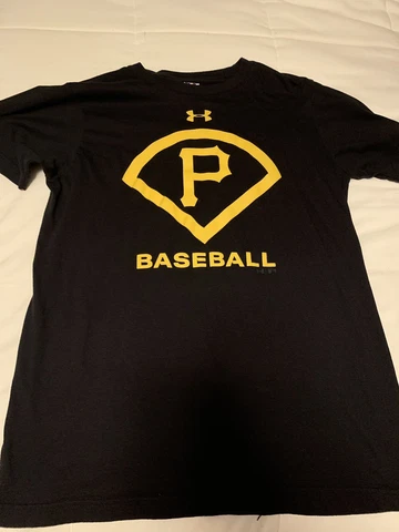 MENS MLB UNDER ARMOUR HEATGEAR PITTSBURGH PIRATES T SHIRT Medium Baseball Cover
