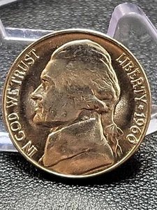 1960-D Cud Jefferson Nickel US Mint Error - Picture 1 of 4