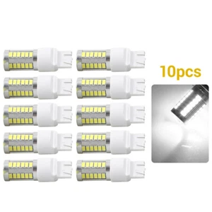 10PCS T20 6000K 800LM 7443 7440 5630 33SMD LED Dome Map Car Backup Reverse Light - Bild 1 von 10