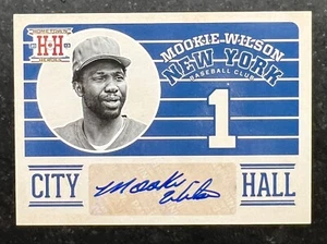 2013 Hometown Heroes City Hall Signatures Mookie Wilson - Bild 1 von 2