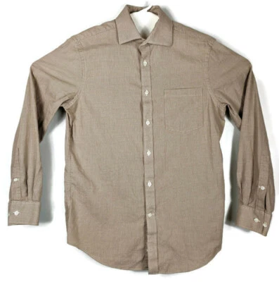 Camisa Michael Kors Hombre Beige Mediana 15-15.5 32/33 Foto 1 de 4