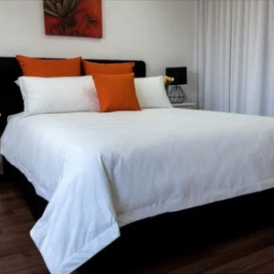 King Quilt Cover Supercale White Tailored - Actil | Bnb Supplies - Picture 1 of 1