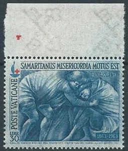 1964 VATIKAN ROTES KREUZ VIELFALT VERSCHOBENES KREUZ 30 LIRE POSTFRISCH ** - RR13834 - Bild 1 von 1