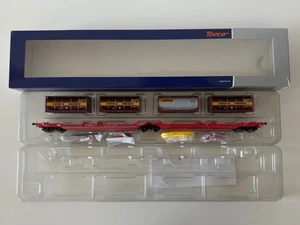 ROCO 77389 Doppeltaschen-Gelenkwagen T2000 RCA Bertschi DC - Imagen 1 de 1