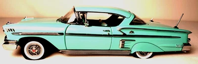 Chevy Impala 1958 cupé deportivo Danbury como nuevo escala 1:24 INV# 5368 Foto 1 de 4