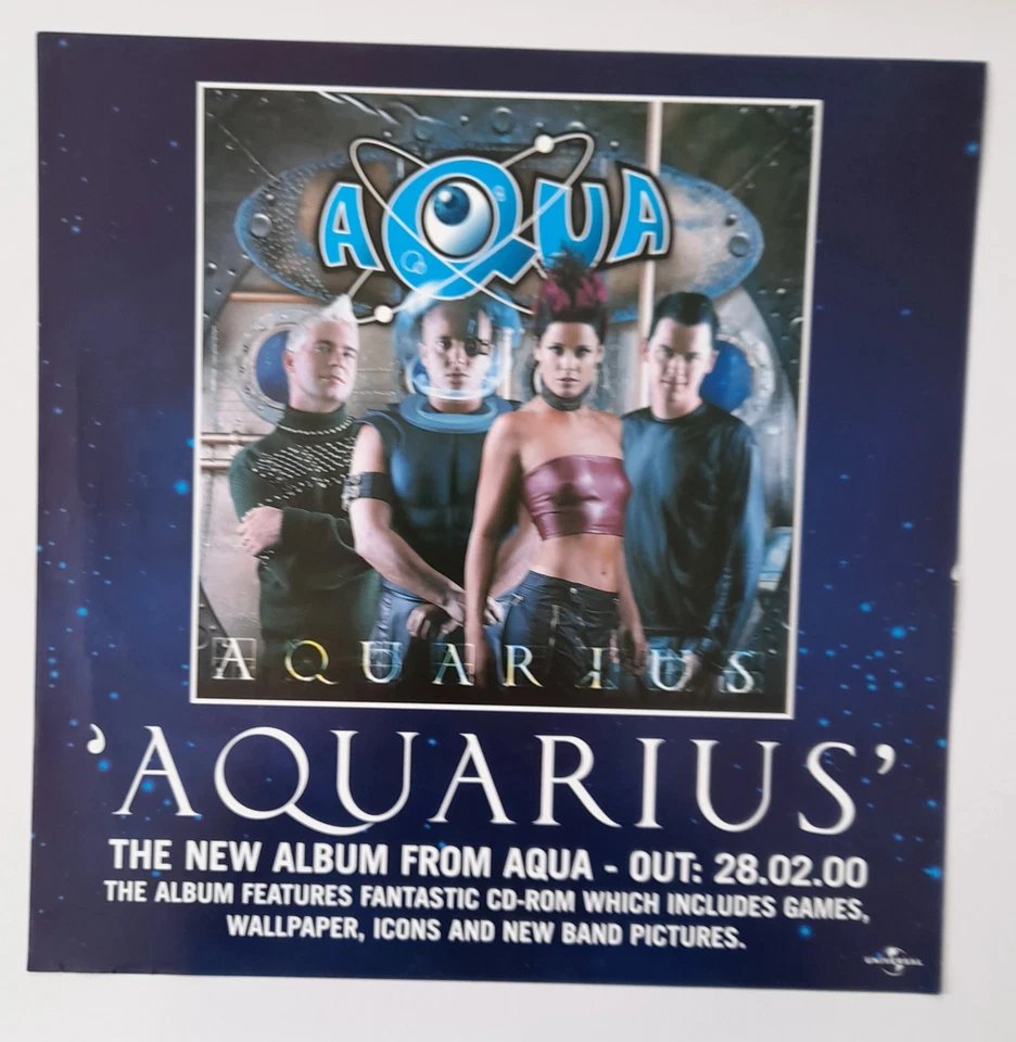 Aqua - Aquarius - Window Promo Mini Poster - Image 1 of 1