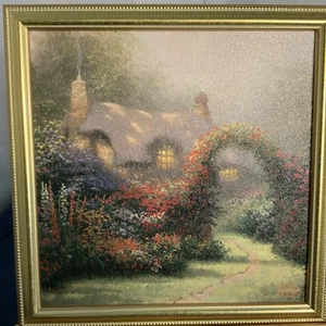 Thomas Kinkade gerahmt 15"x15" - Glory Of Morning Vintage Akzentdruck 1992 Echtheitszertifikat - Bild 1 von 6