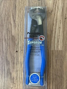 Superior Tile Cutter and Tools Tile Nipper,Carbide,8"Lx2 1/4"W ST021 Superior - Picture 1 of 3