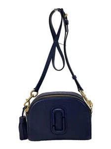 MARC JACOBS Schultertasche Leder Navy Einfarbig Gebraucht - Bild 1 von 7
