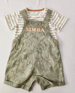 Disney Bebé Niño Simba Mono Conjunto Nuevo sin Etiquetas 18 Meses Rey León Manga Corta - Imagen 1 de 13