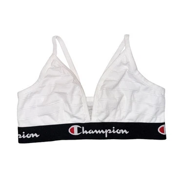 Bralette blanco Champion para mujer nuevo sin etiquetas talla L Foto 1 de 2